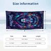 Lily Pond Reflections Theme Quick Dry Beach Towel Custom Name Text Print Large Sand Resistant Towel Beach Vacation