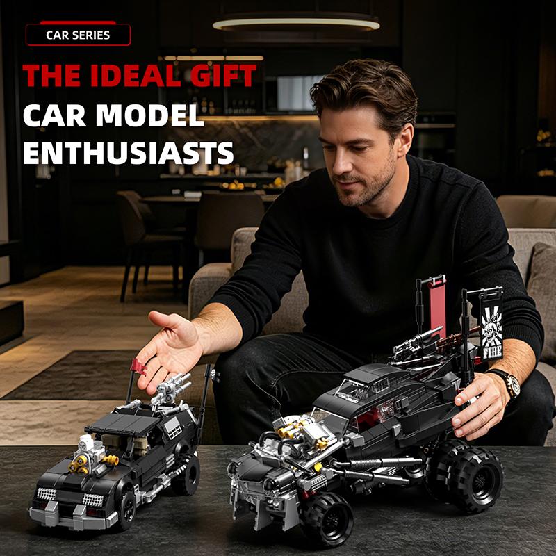 Abenteuer Geländefahrzeug MOC Bausteine Autos Montage Spielzeug Steine Sets Geschenke Feiertagsgeschenke Weihnachten Neujahrsgeschenke 95005
