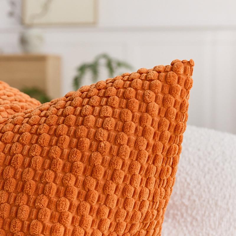 2PCS Popular Cross-Border Bubble Pillow Covers Cushion Covers, Corduroy Pillow Covers, High-End Pillow Covers, Waist Pillow for Home Sofa and Bedroom,