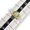 NON BRAND - Chrysoberyl Cat's Eye 2.24ct DiamondRing Ring Pt900/Chrysobell Cat's Eye #21(JP Size) Array