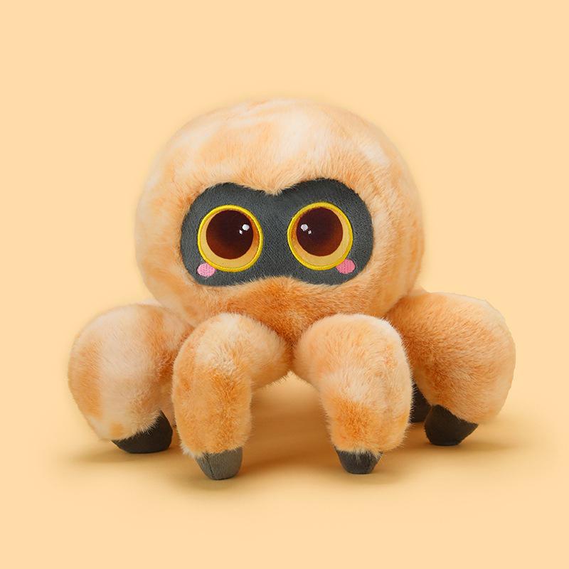 Big-Eyed Cartoon Spider Plush Toy Halloween Ornament Gift