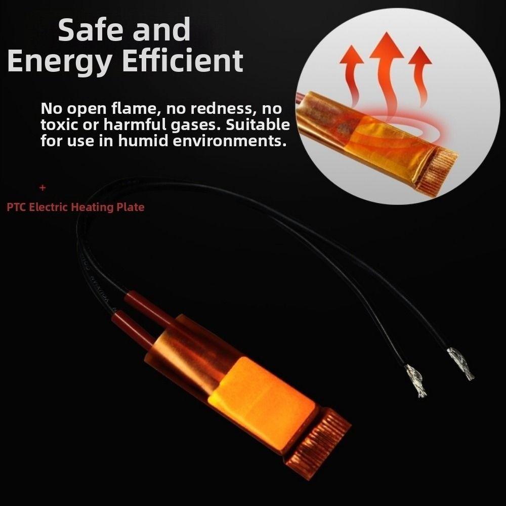 60-270 Grad Heizelement 12V 24V 110V 220V 25*15*3.5mm Haartrockner Zubehör Celsius PTC Heizer Für Miniatur Heizung