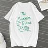 The Summer I Turned Pretty TShirt TV Series Tshirt Vintage Cousins Beach T Shirt Women Graphic T Shirts Summer Casual Tees Top