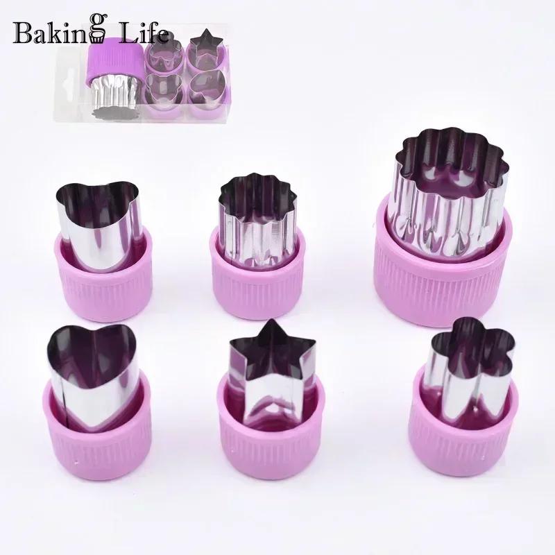 Herz Haushalt Form Gemüseschneider Kunststoffgriff Ausstechformen Sandwichschneider Edelstahl Obst Ausstecher Küchenhelfer