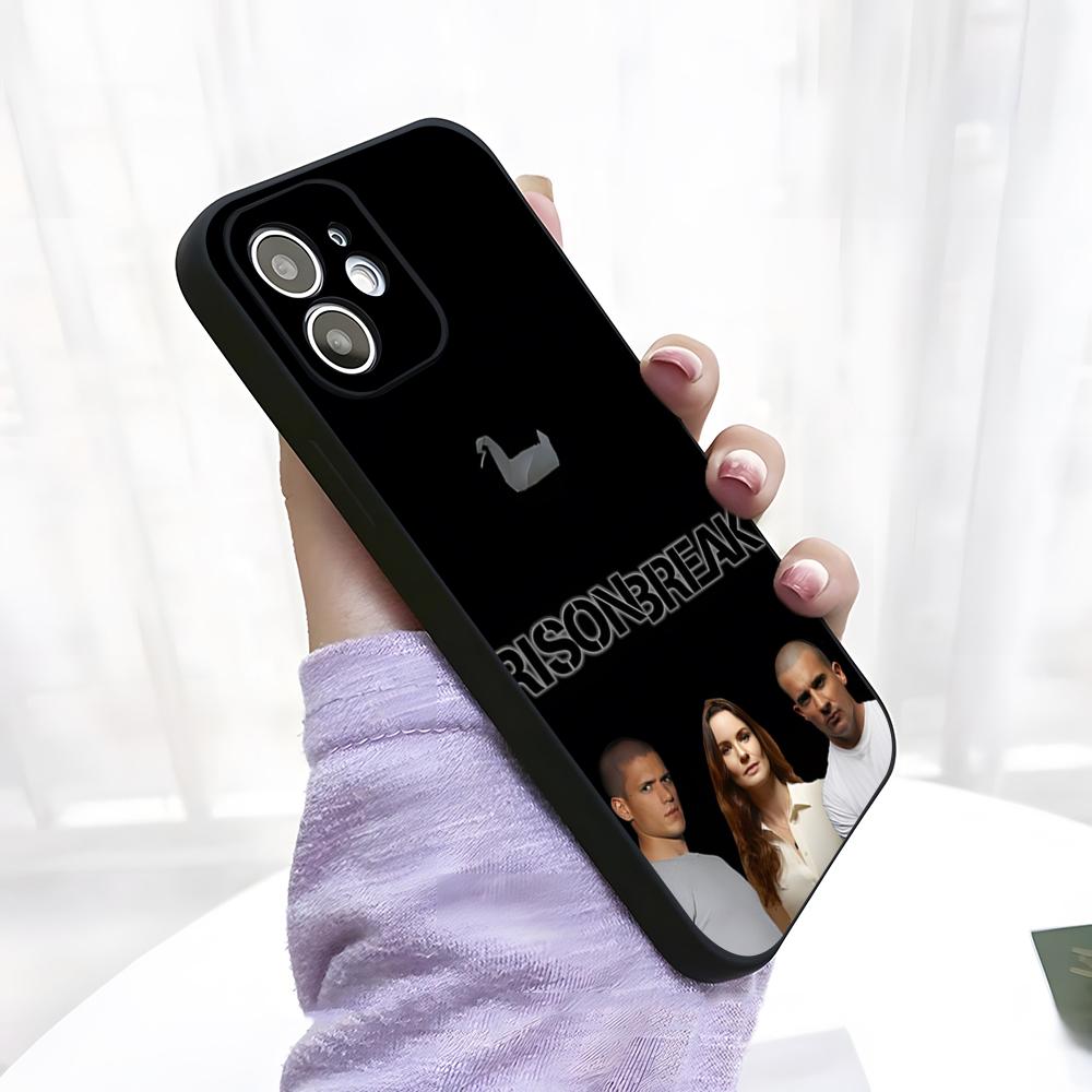 

P-Prison Break TV Phone Case For IPhone 17 Pro Max 15 Pro 16 14 Plus 12 13 Mini 11 Pro Shockproof Soft Cover iPhone15 ProMax