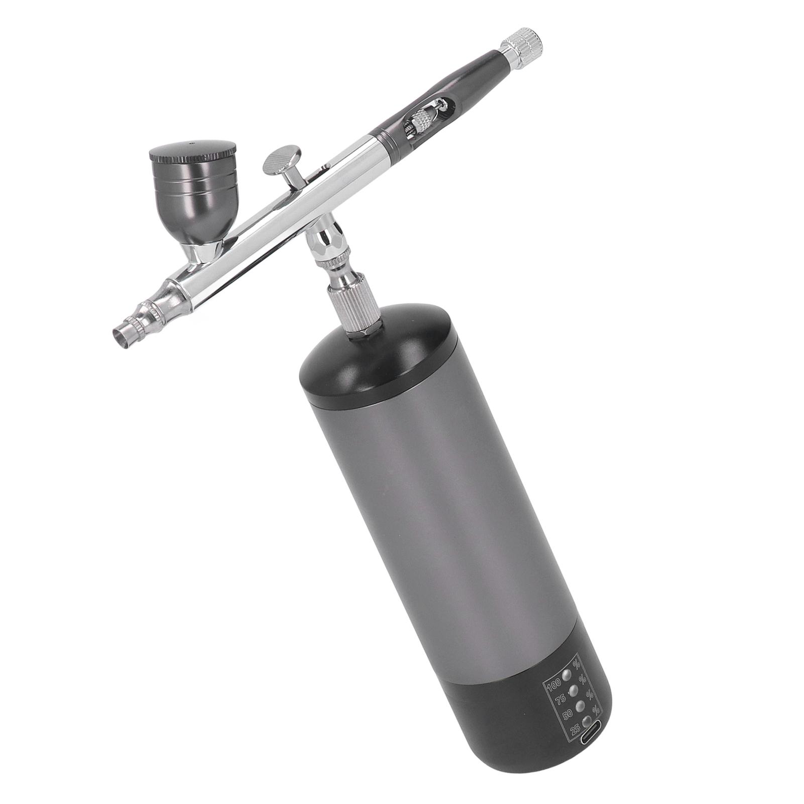 

Airbrush Auto Start Stop Handheld Rechargeable Cordless Air Compressor Spray Pen with 3 Paint Cup