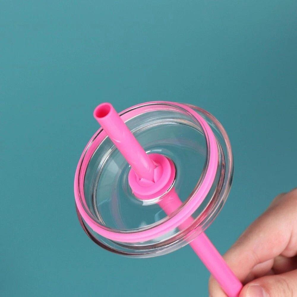 Transparent Coffee Cup 450ml Car Tumbler Cup Portable Cold Drinking Cup