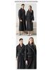 Velvet & Fleece Couple Pajamas: Unisex Long Bathrobe for Autumn/Winter