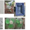 100 ks Vakuový sáček s vysokou kapacitou, prachotěsný a vlhkotěsný, průhledná plastová vnitřní fólie pro domácnost, ploché dno, nízkotlaký sáček