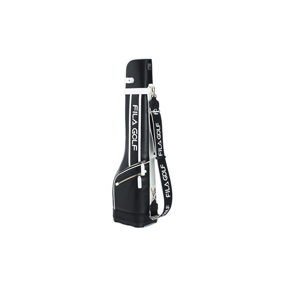 New FILA Polyurethane Golf Bag, Club Bag, Equipment Bag, Shoulder Bag, Crossbody Bag Regular Women's Black A13W315165F-BK