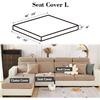 Sectional Couch Covers Couch Cushion Covers for Sectional Sofa L Shape Sofa Covers Washable Universal Stretch Sofa Slipcovers Soft,Anti