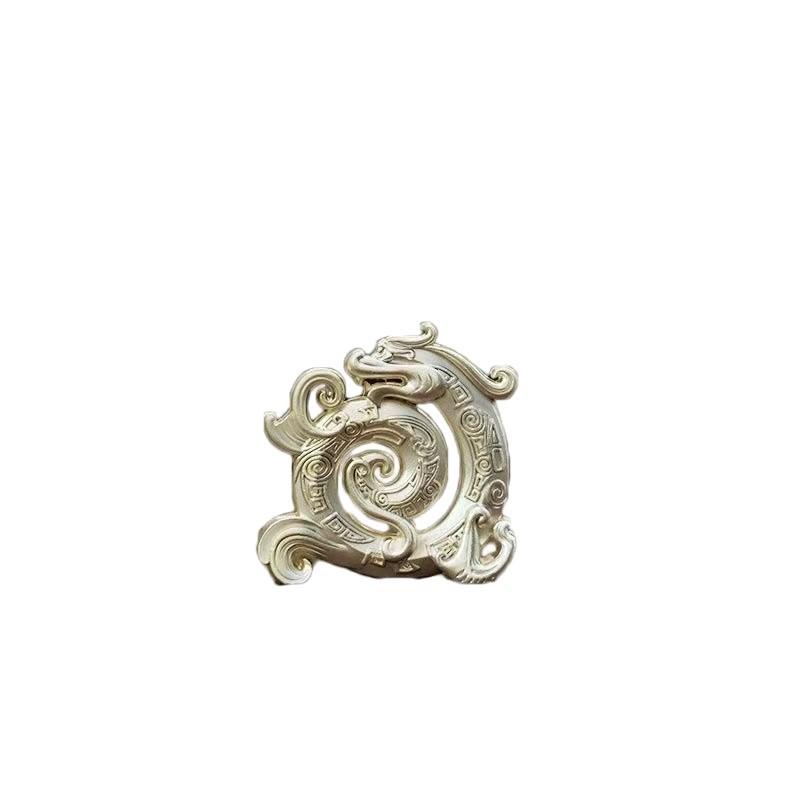 Coiled Dragon Metal Incense Holder: Creative Mini Aromatherapy Burner & Gift Ornament