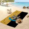 Asciugamano da Spiaggia con Stampa del Newcastle United Football, Asciugamano Grande Morbido ad Asciugatura Rapida per Spiaggia Campeggio Nuoto