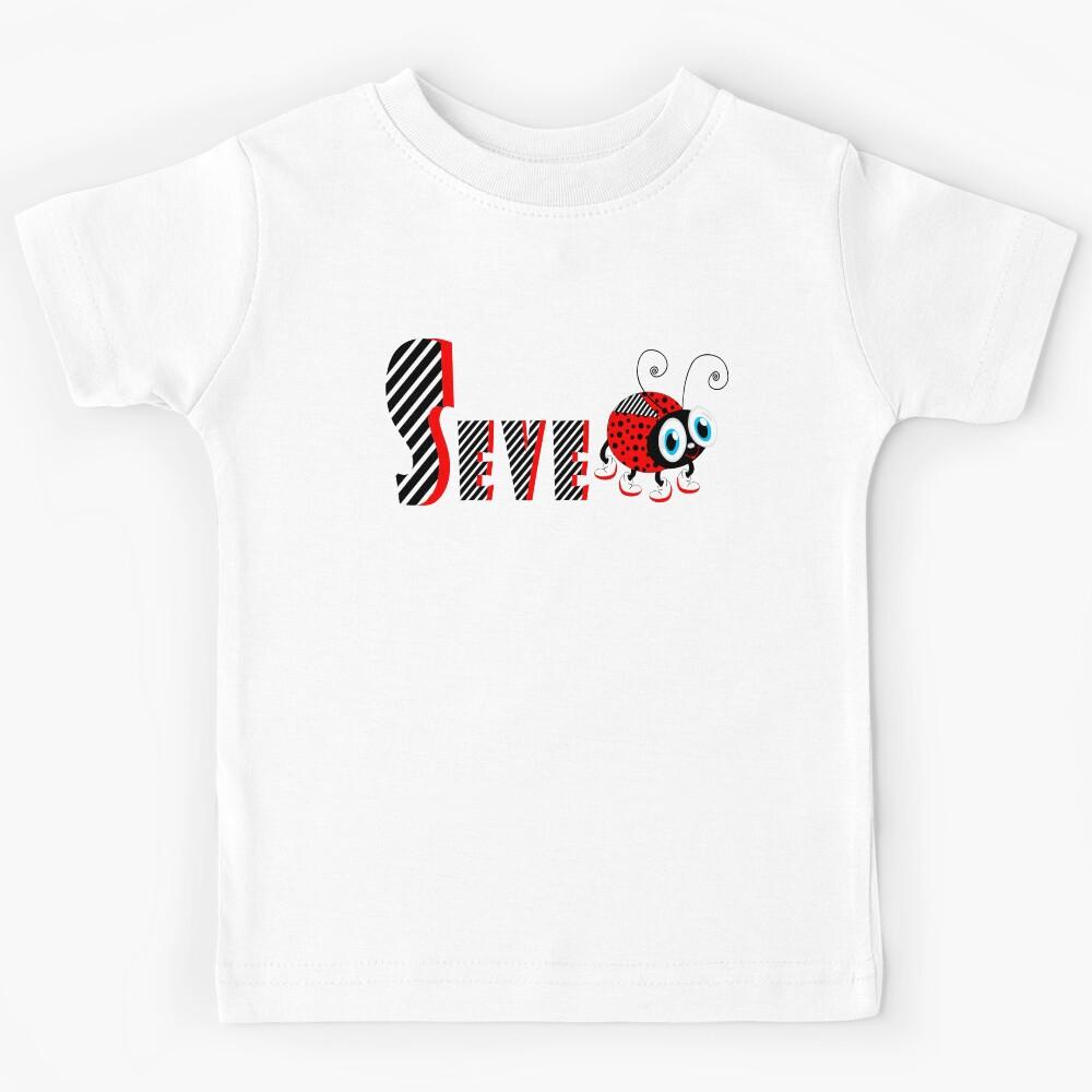 7nd Year Family Ladybug T-Shirts Gifts Daughter Kids T-Shirt 170