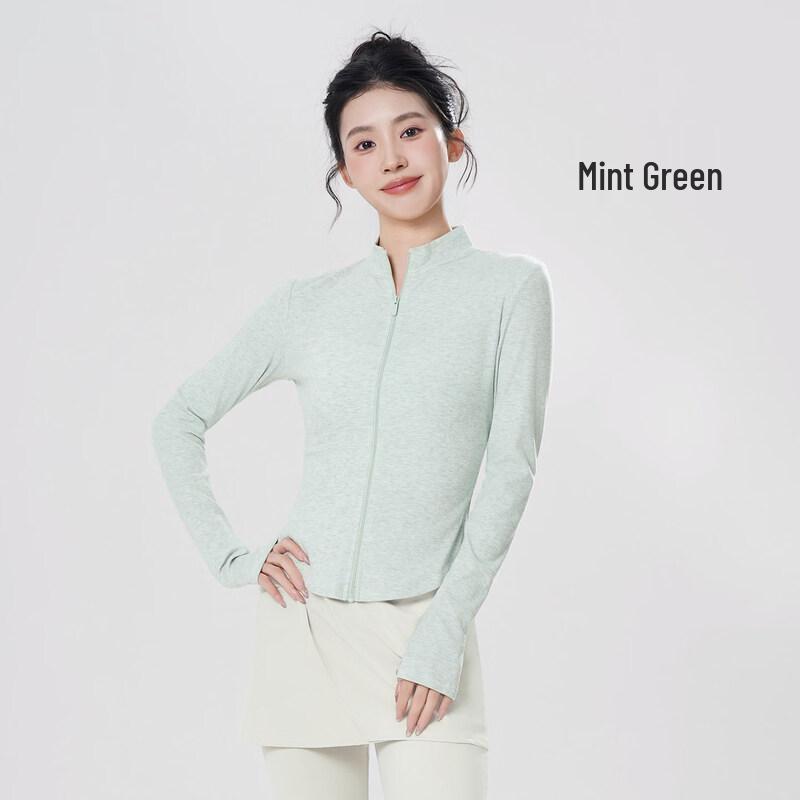 

Aiwuge Women s Long Sleeve Dance Practice Cardigan Top L