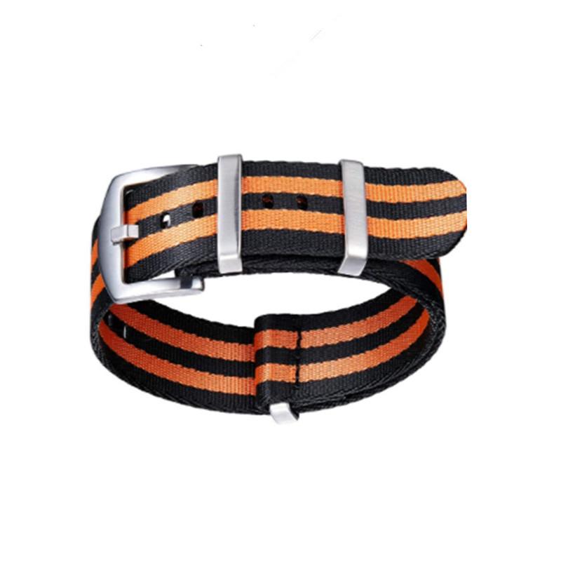 High-End NATO One-Piece Nylon Watch Strap - Canvas Woven, Sizes 18/20/22/24.