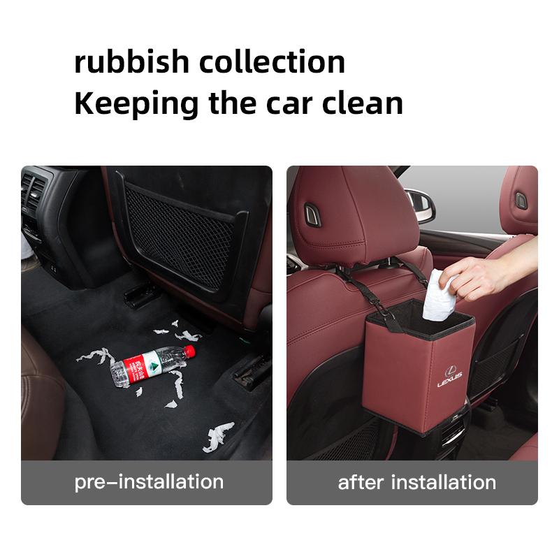 MVTT4 Car Interior Umbrella Storage Box Seat Back Organizing Bag For Lexus F SPORT ES RX NX LS UX LM LX GX LC RZ IS CT GS RC HS SC LBX