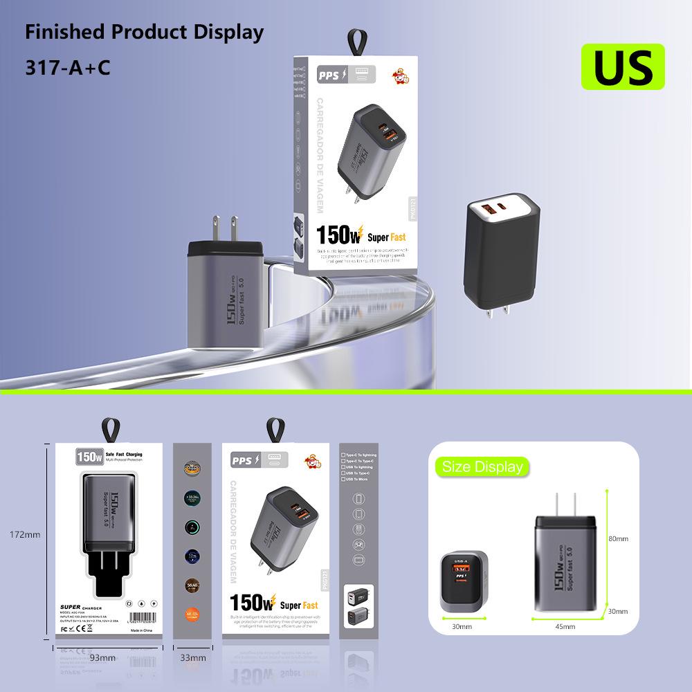 PD25W Mehrport-Schnell-Reiseladegerät für mobile Geräte