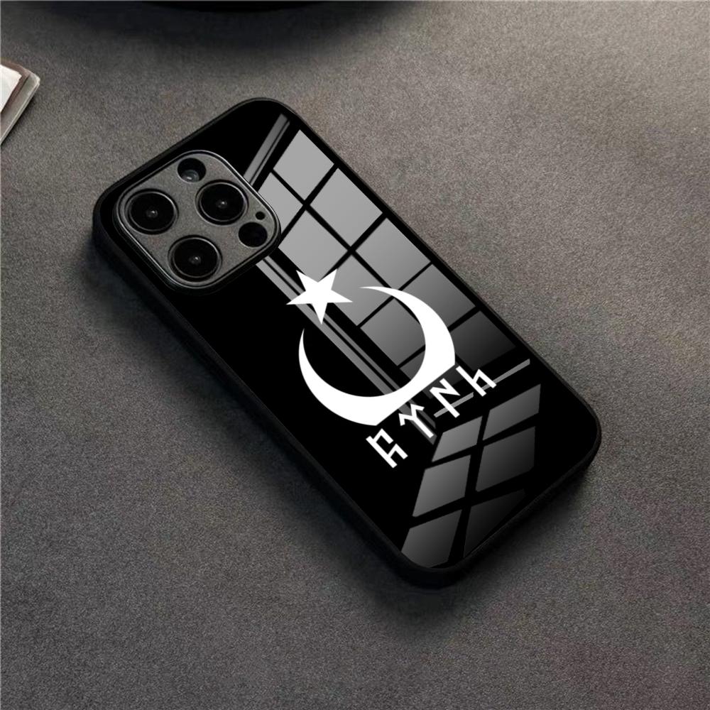 Turkey Passport Phone Case For 17 Pro Max IPhone 16 Pro 14 12 11 13 Mini X XR XS 15 Plus SE Glass Cover