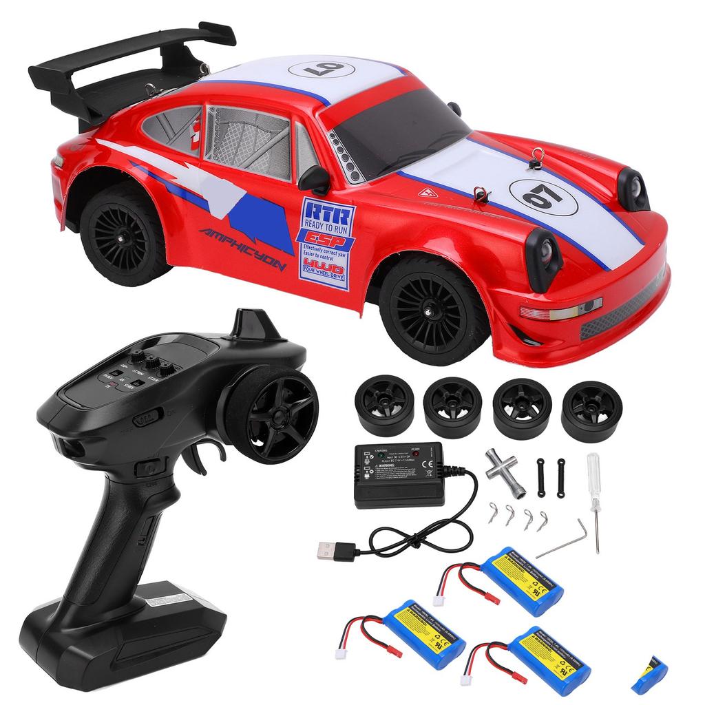 2.4G 1 16 Remote Control Car Toy High Speed Bearing Drifting Brushless Racing Vehicle Model UD1607PRO3 Batteries