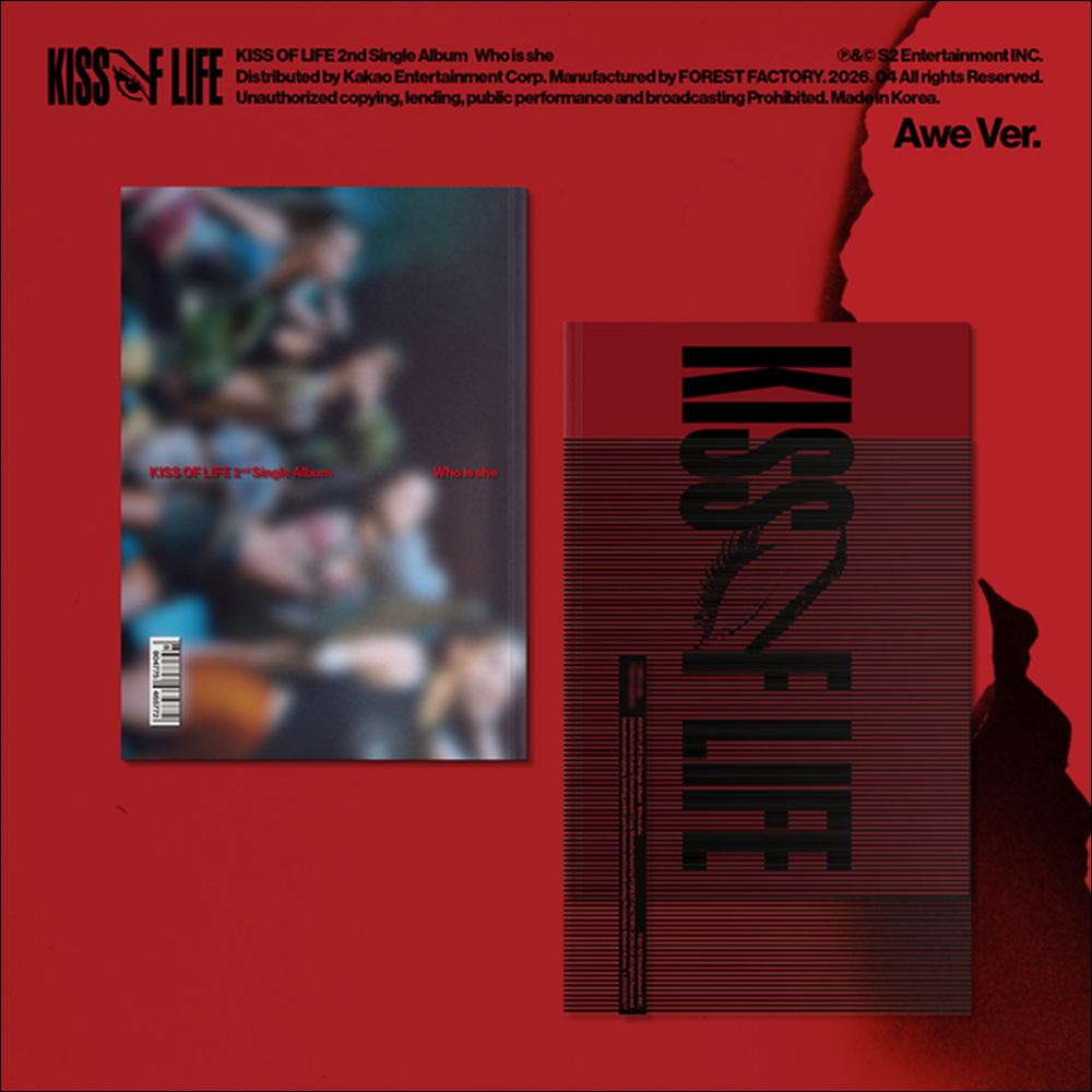 [Pre-order] KISS OF LIFE [Who is she] 2e Single Album (Ontzagwekkende versie.) + Gratis geschenk