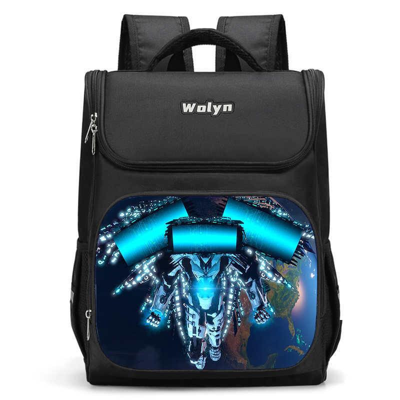 Trendy Oxford Cloth Backpack For Elementary School Students Large Capacity Design