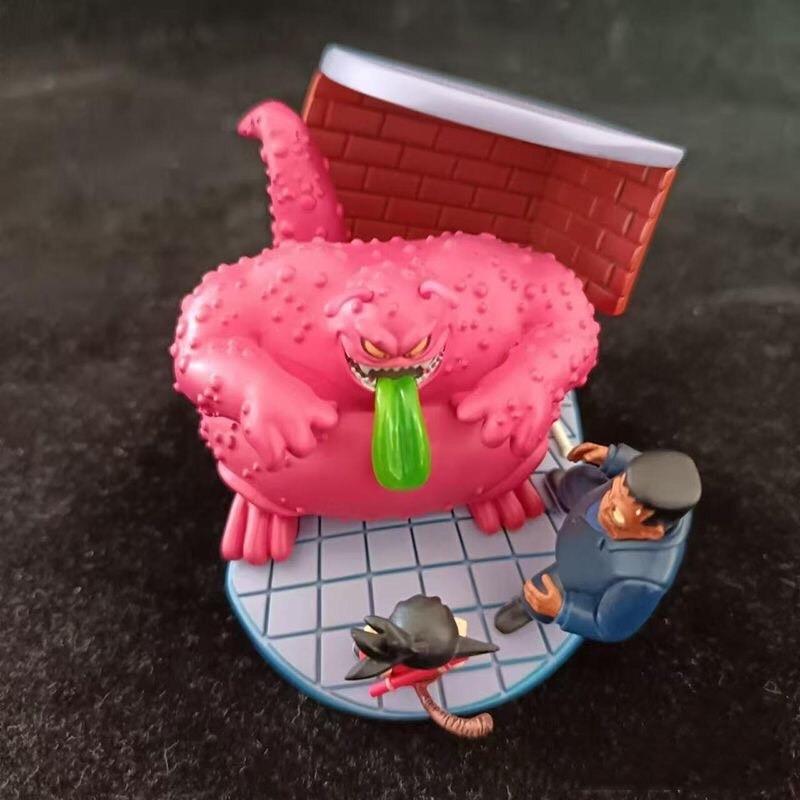 8cm/3.15in Anime Dragon Ball Z Figure Goku Vs Fat Dragon Action Figure Collection Figurine Statue Toy Gift