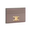 Celine Triomphe Calfskin Card Holder Women Accessories Gravel-Grey 10L833DPV-10BL