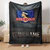 Name Custom COLO COLO Fc Print Flannel Blanket High Quality Warm Comfortable Cover for All Seasons Perfect for Gifts Home Decor