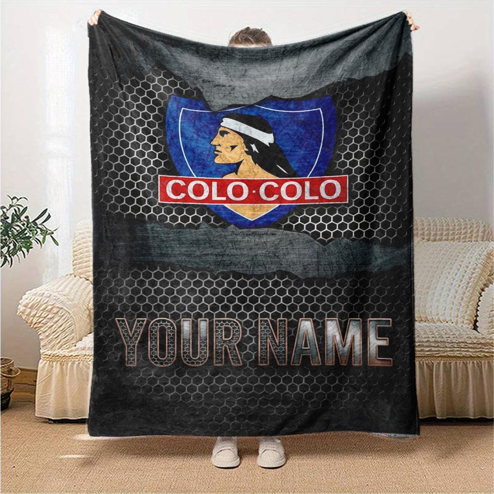 Name Custom COLO COLO Fc Print Flannel Blanket High Quality Warm Comfortable Cover for All Seasons Perfect for Gifts Home Decor