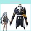 Hatsune Miku Military Costume Suit Halloween Cosplay Party Dress