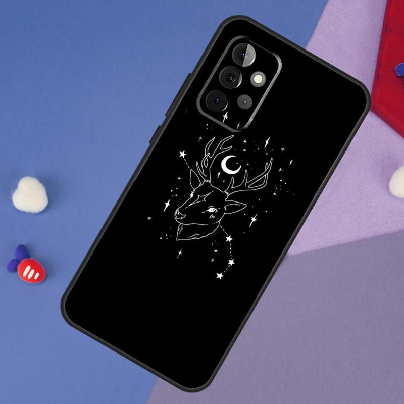 Black Aesthetic Skeleton Digital Art Case For Samsung Galaxy A14 A56 A36 A26 A16 A06 A54 A34 A12 A32 A52 A13 A33 A53 A15 A35 A55