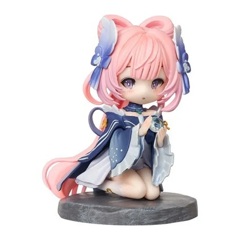 Anime Activity Figure Q Version Sangonomiya Kokomi Genshin Impact Cute And Charming Figurine Pvc Model Statue Doll Decora Doll Toy Present Designed