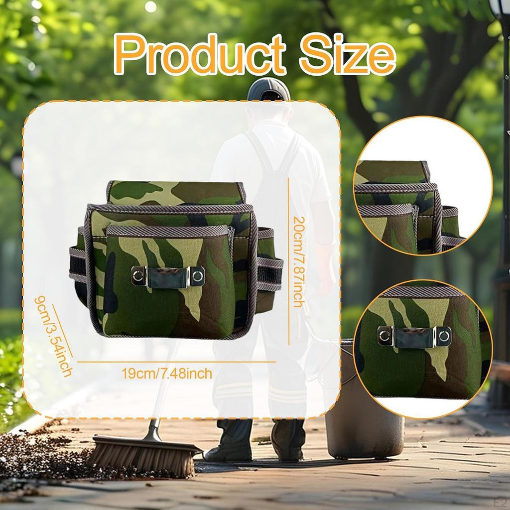 Hardware Tool Storage Belt,Storage Pouch,Wear Resistant,Electrician Bag,Toolkit for Carpenters
