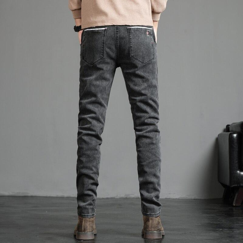 Men's Jeans Cotton Denim Hip Hop Slack Bottom Joggers Streetwear Skinny Blue Pants Hombre Harem Trousers Men TP3609