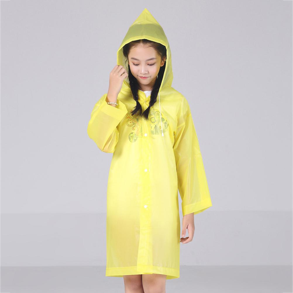 4PCS Camping Emergency Waterproof Kids//Adult Poncho Rain Coat Rain Gear Rainwear