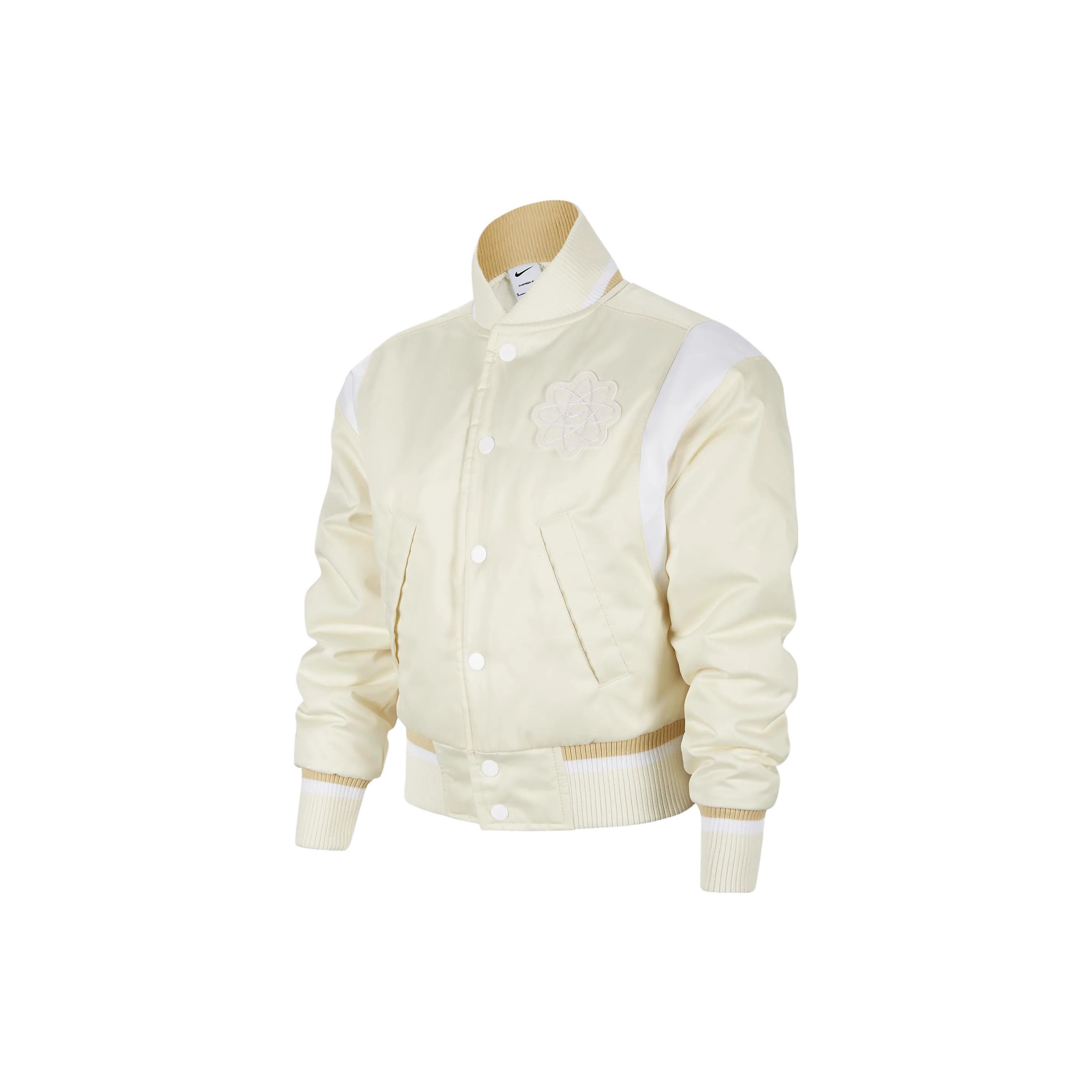 (GS) Nike Culture of Basketball Therma-FIT Bomber Jacket Coconut Milk Kids FJ6045-113 XL