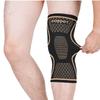 Copper-Infused Silicone Anti-Slip Knee Pads, Nylon Breathable Knee Sleeves for Basketball & Sports Protection