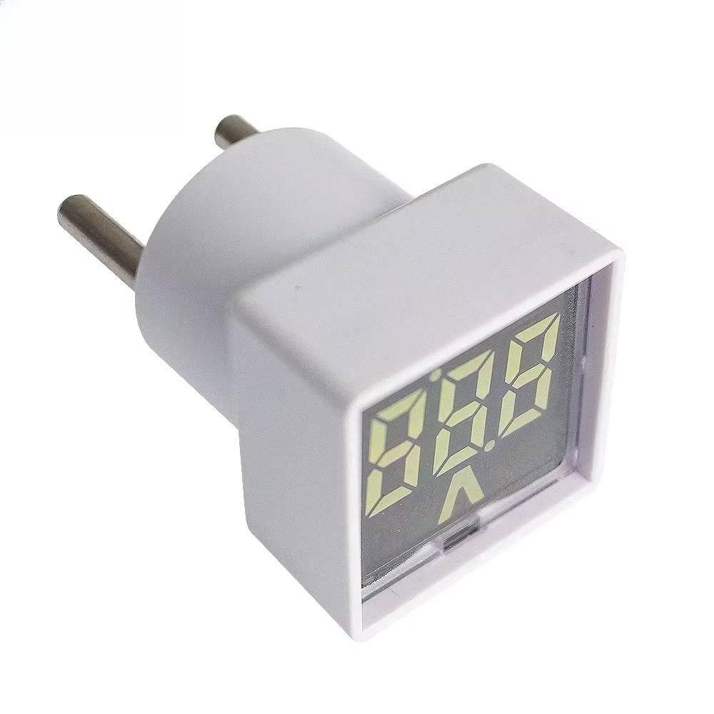 Digital Voltmeter 220V Mini Voltage Meter LED Digital Display Voltmeter Indicator Light EU Plug Volt Tester Detector Pilot Lamp