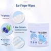 Pet Ear Finger Sleeves for Cleaning Dogs' and Cats' Ears, Removing Mites, and Ear Washing