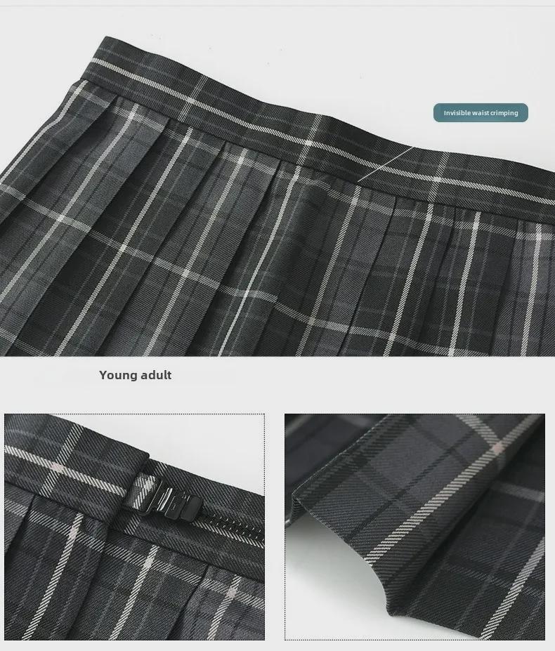 Uniformă JK de toamnă în stil colegial Ben Zuozhong cu jachetă cu toc înalt