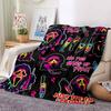 1Pc Ghostface Horror Poster Blanket Soft And Comfortable Casual Warm Camping Travel Christmas Halloween Xmas Gift M924192