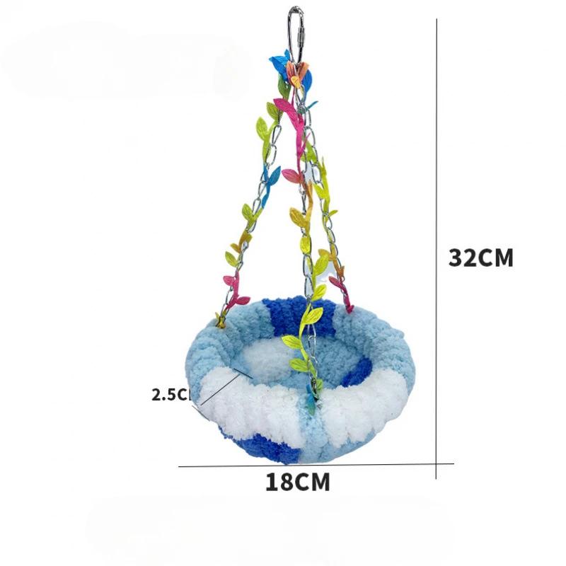 15/17cm Labubu Doll Hammock Swing Colorful Hanging Bed Accessories, Labubu Doll Swing Simple Outdoor Toy for Vinyl Dolls Playground Accessories