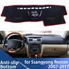 For Ssangyong Rexton 2007-2017 Dashboard Cover Avoid Light Anti-Slip Anti-dirty Mat Pad Sunshade Dashmat Protect LHD RHD