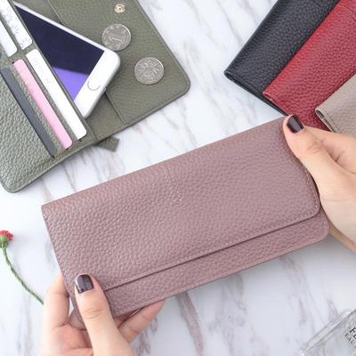 Damen Geldbörse mit mehreren Kartenfächern und Reißverschluss – Multifunktionale Clutch mit großer Kapazität