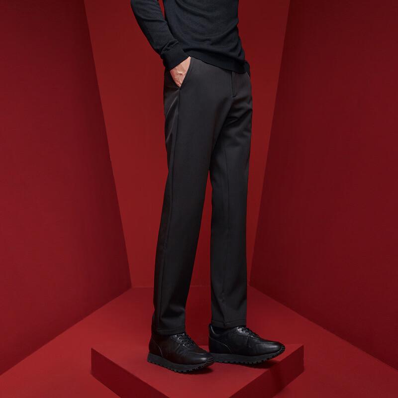 Navigare Men's Triple-Defense Brushed Casual Trousers