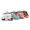 Women Coin Purse Flower Printing Ladies Coin Purse Pocket Coin Pouch Key Credit