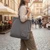 Portable Nylon Shoulder Bag Large Capacity Foldable Tote Bag Travel Storage Handbag  Daily Use