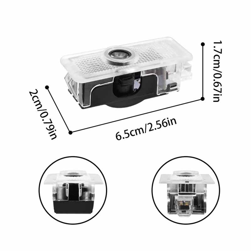 HD Car Door Light LED Courtesy Ghost Shadow Lamp For Mercedes Benz CLA CLS C ECoupe W117 C117 W218 W219 C218 C219 C205 A207 C207