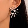 Vintage Metal Sunflower Stud Earrings For Women Exaggerated Gold Color Big Sun Irregular Statement Earrings Jewelry Accessories